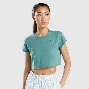 NWT Gymshark Animal Graphic Crop Top
